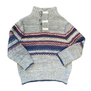 Cat & Jack Mock Neck Knit Sweater I Size: 18M